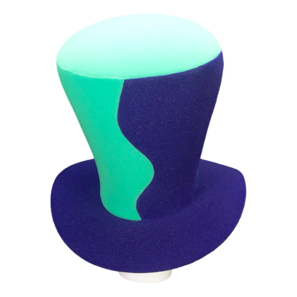 2 Colors Wide Top Hat