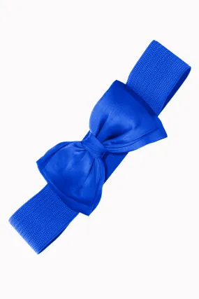 Bella Bow Belt in Royal Blue by Banned