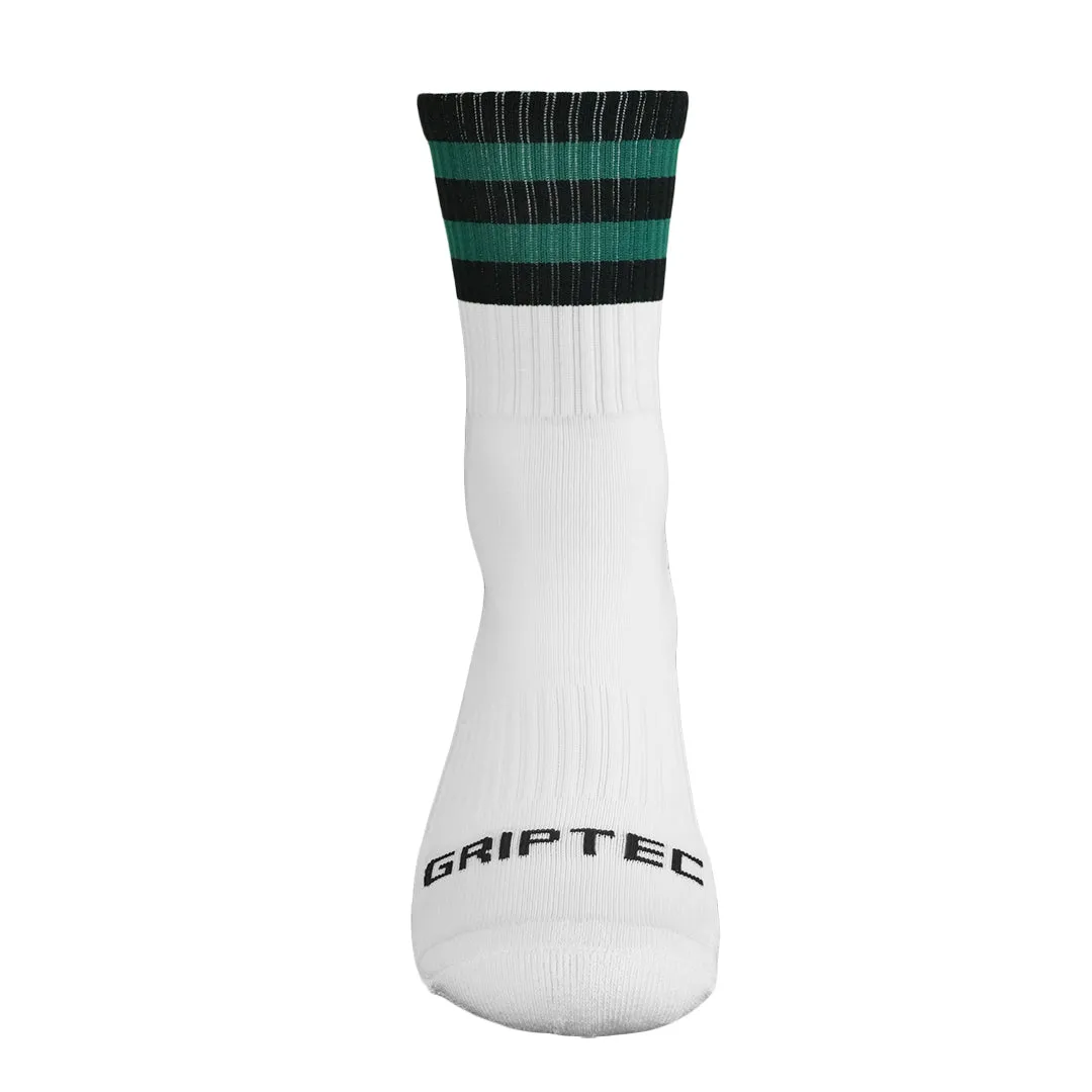 Black and Green Grip Socks