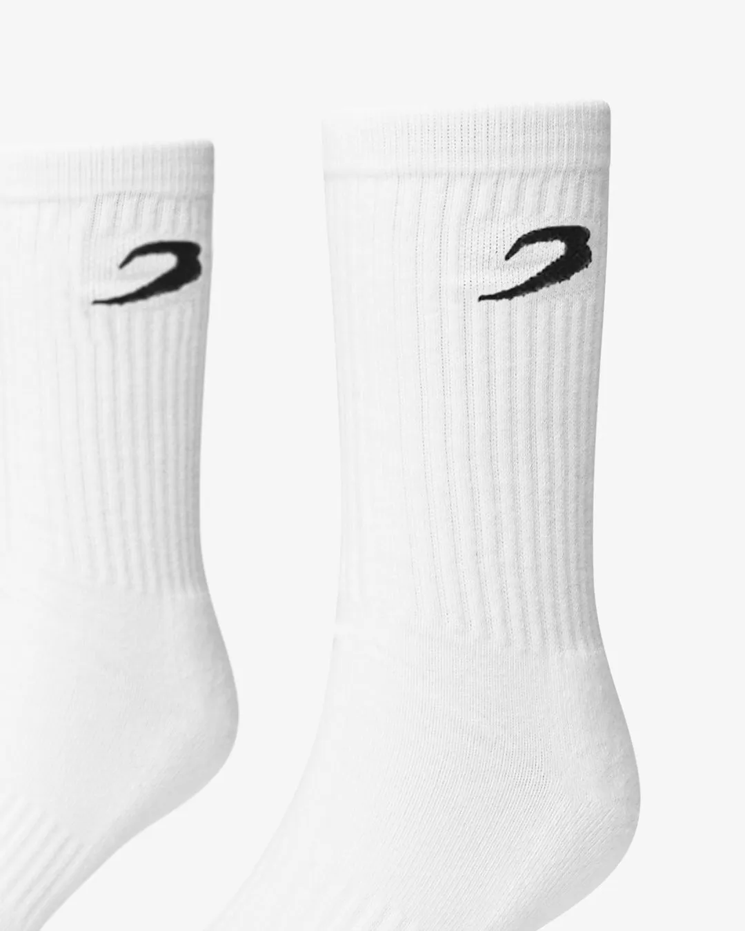 BOXRAW Crew Socks (3 Pairs) - White