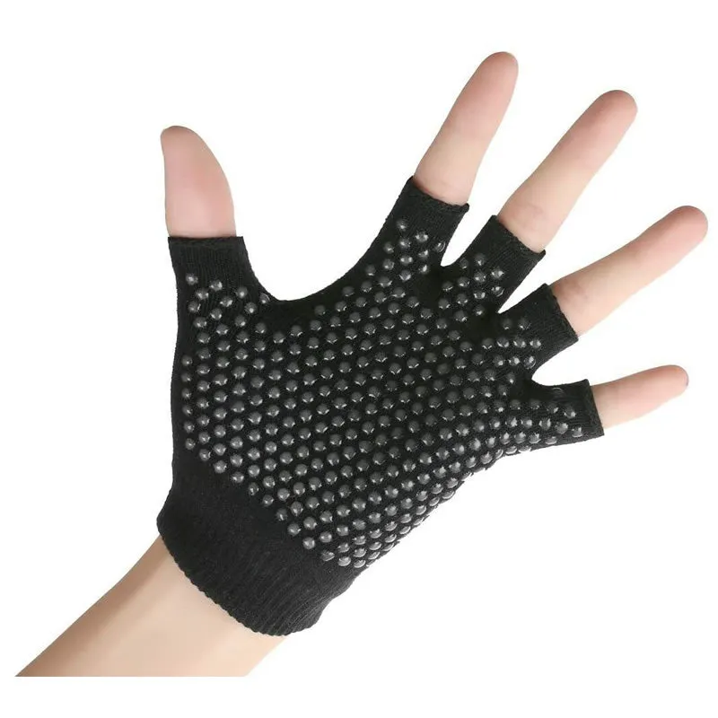 Breathable Non-Slip Yoga Gloves With Grips