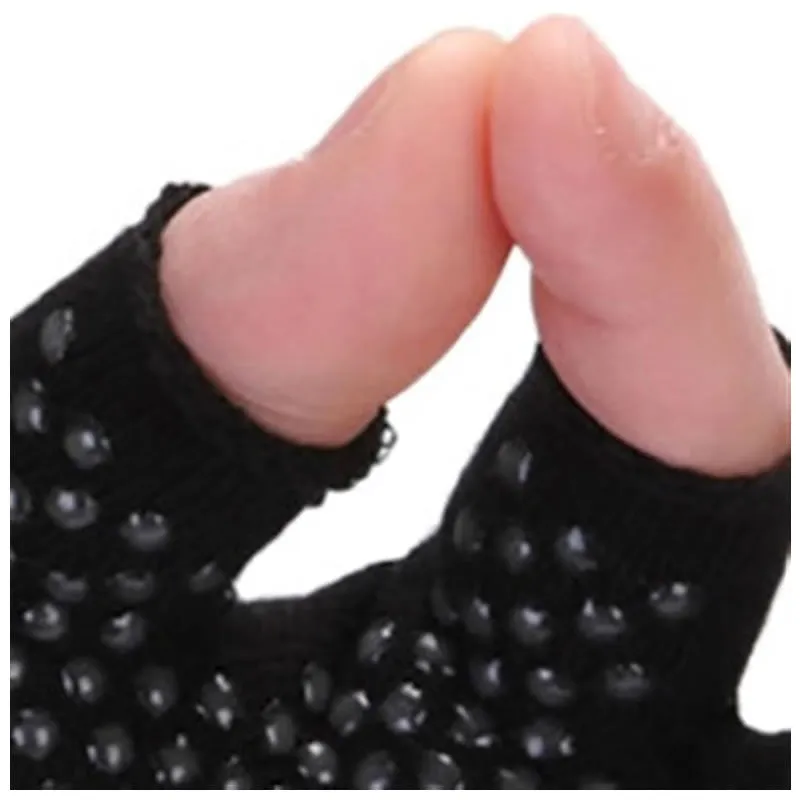 Breathable Non-Slip Yoga Gloves With Grips