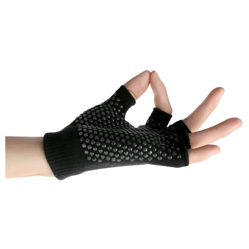 Breathable Non-Slip Yoga Gloves With Grips