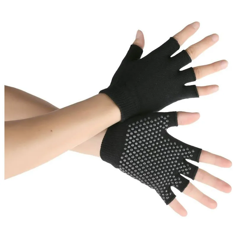 Breathable Non-Slip Yoga Gloves With Grips