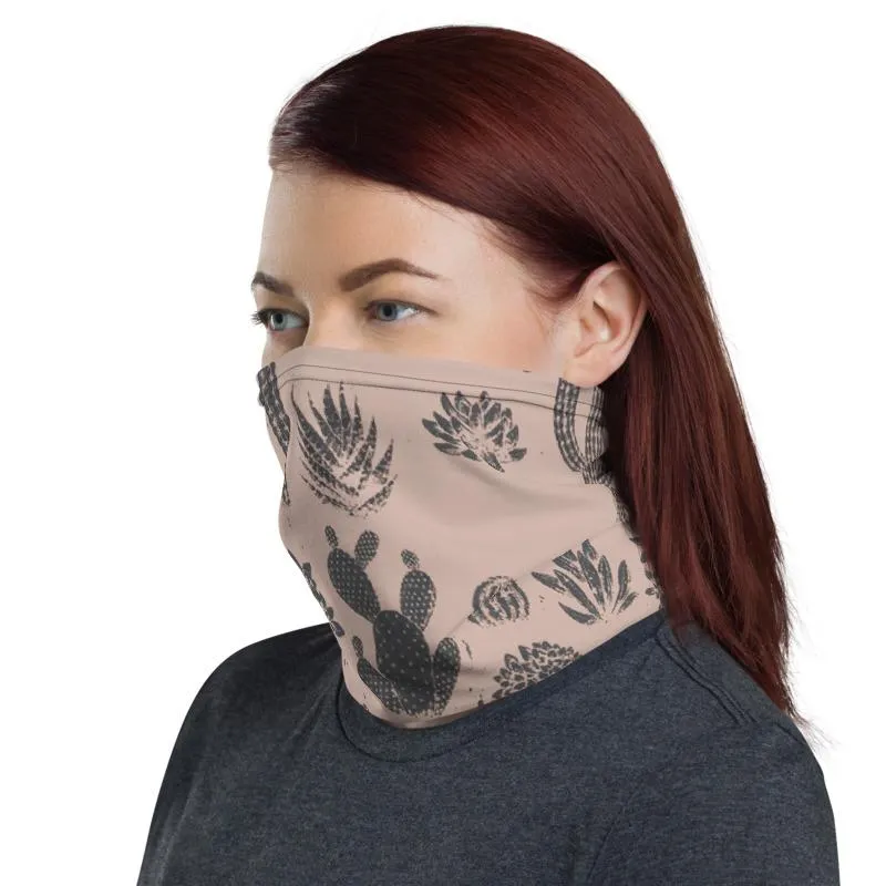 Cactus seamless pattern mask Face cover, Neck Gaiter scarve, Headwear, Headband, Bandana, Balaclava, Beanie, Wristband, Hairband, Hood, Head wrap made in US