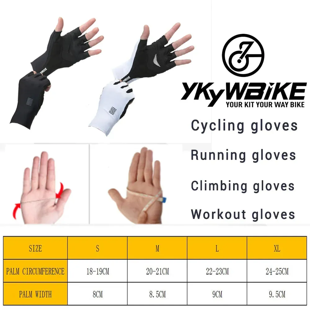 Cycling Gloves  MTB Bike Gloves Sports Half Finger Bicycle Goves Men Women Breathable Shockproof Gloves