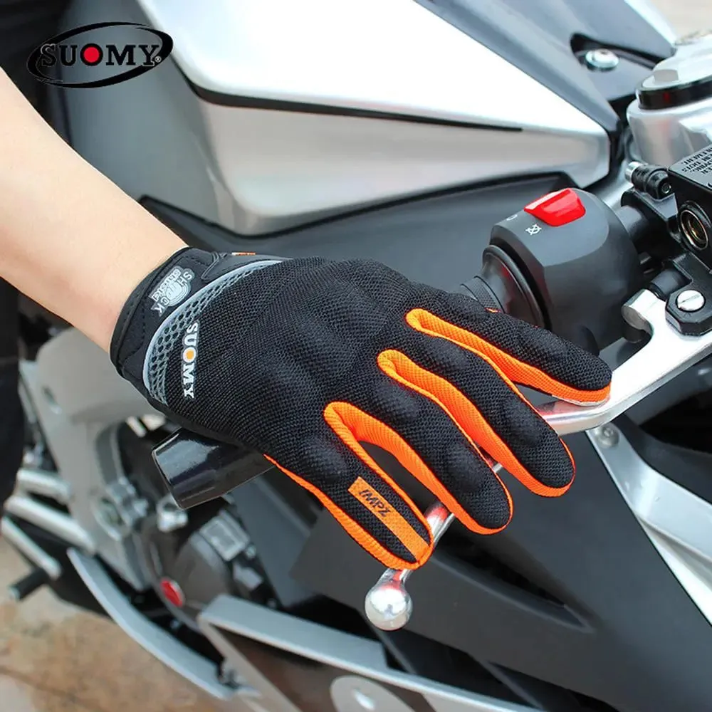 Cycling Gloves Racing Breathable Full Finger Protective Touch Screen Guantes Racing Moto Motocross Outdoor Sports Gloves