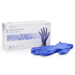 Exam Glove Confiderm® 3.0 X-Large NonSterile Nitrile Standard Cuff Length Textured Fingertips Blue Not Rated - McKesson Brand Mfr# 14-6N38