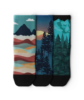 Explore Quarter Socks 3-Pack