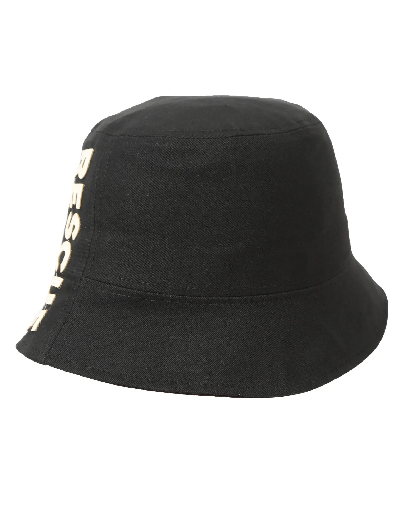 FabSeasons RESCUE Solid Black Cotton Bucket Hats/Fisherman Caps for Men & Women