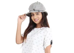 FabSeasons Simple Grey Fancy Cloche