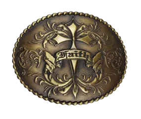 Faith Cross Belt Buckle