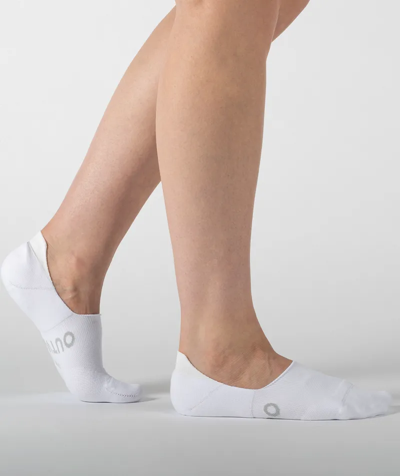 Flagship No Show Socks White 6-Pack