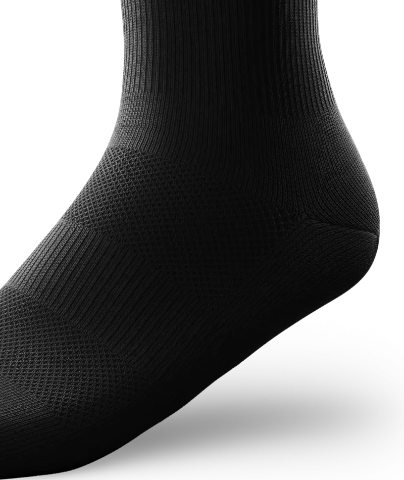 Flagship Quarter Socks Black 3-Pack