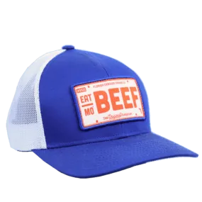 Florida Cracker Trading Co. Men's Eat Mo' Beef Royal Patch Hat