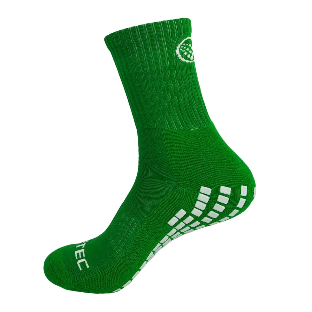 Full Length Grip Socks Green