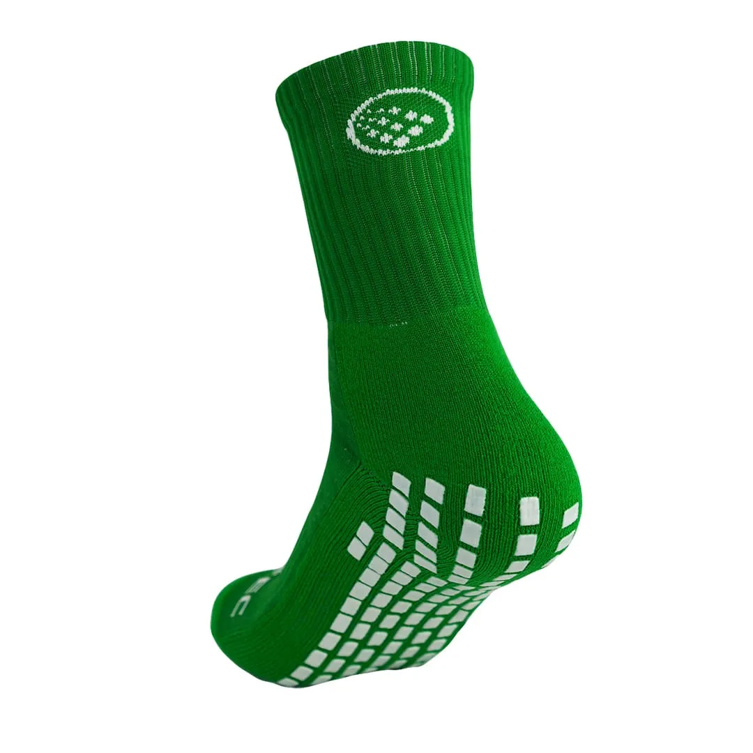 Full Length Grip Socks Green