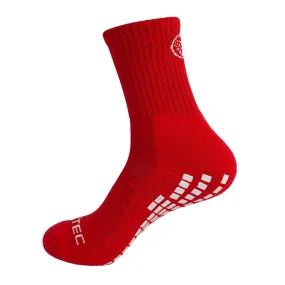 Full Length Grip Socks Red