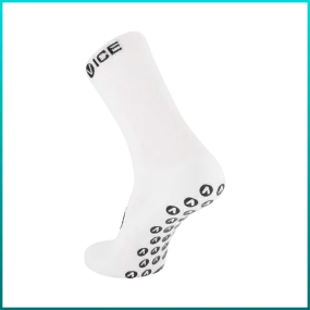 Grip Socks - White Crew