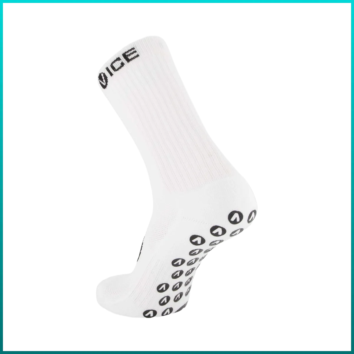 Grip Socks - White Crew