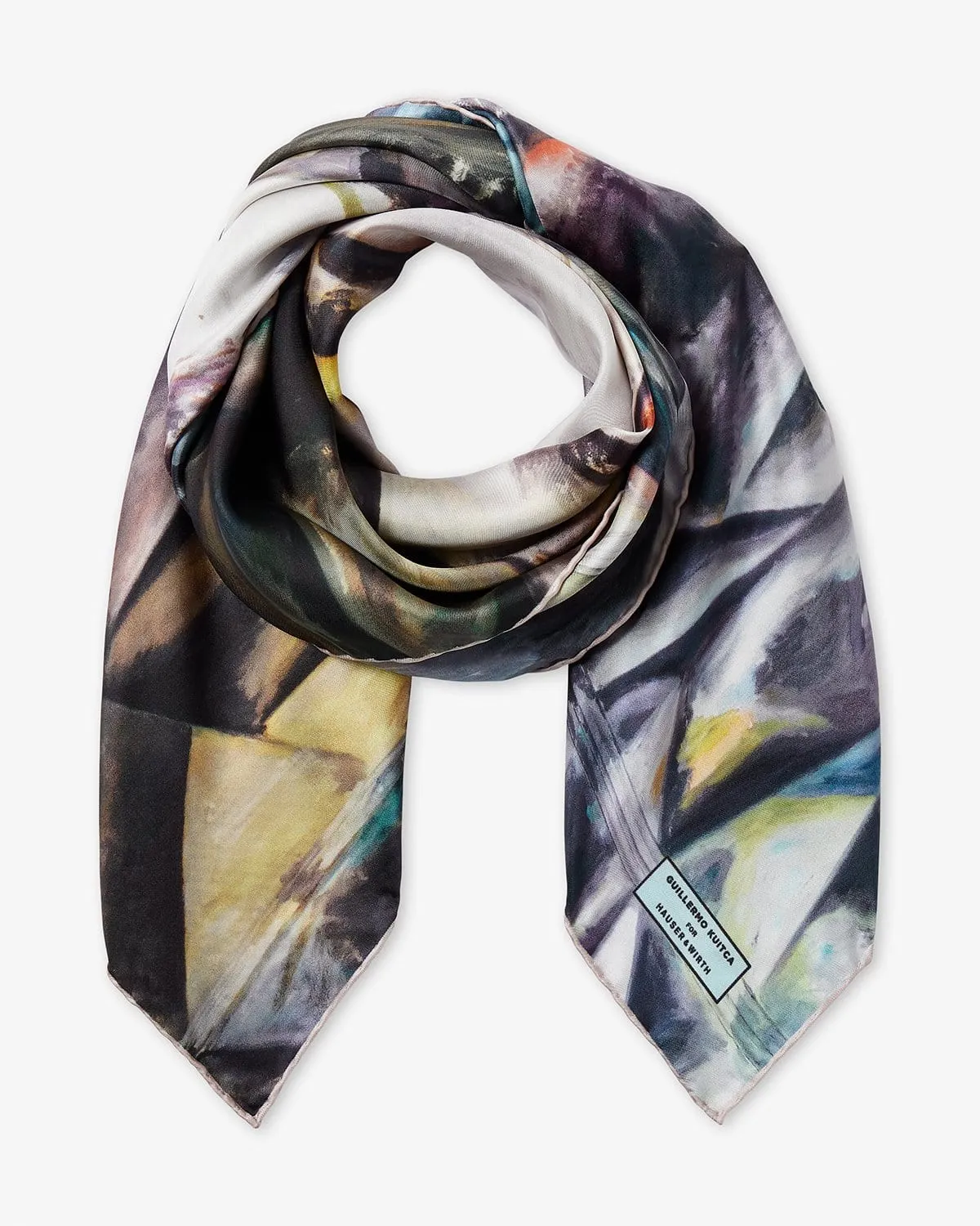 Guillermo Kuitca Large Silk Square Foulard