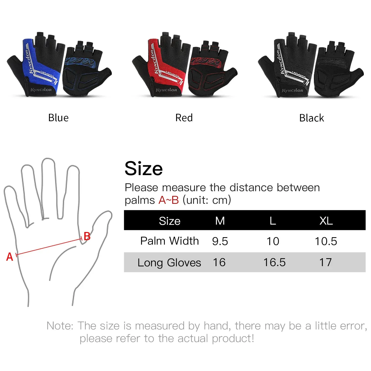 Half Finger Gloves Sports Cycling Gloves Breathable Shockproof Outdoor Bicycle Gloves Running Gloves