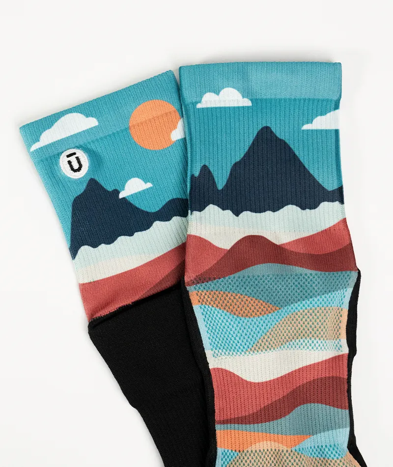 Head In The Clouds Quarter Socks