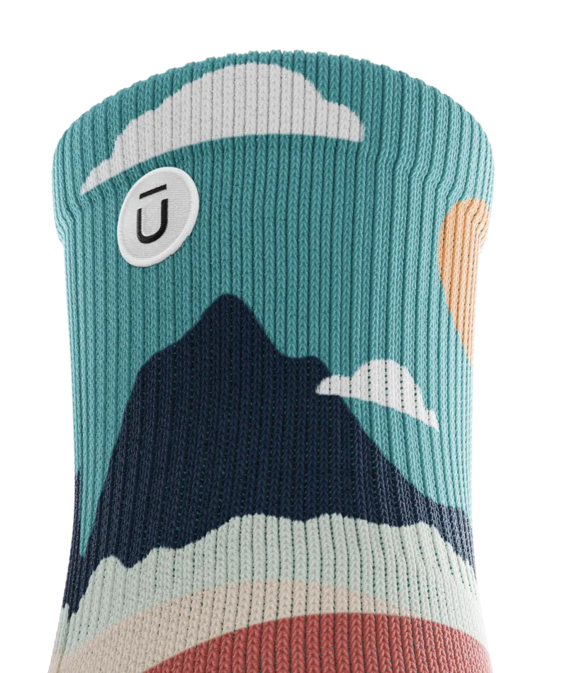 Head In The Clouds Quarter Socks