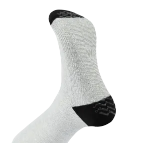 Heather Black - Grip Socks - Wide Calf