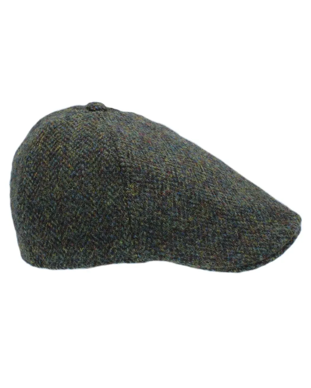 Heather Mallaig Harris Tweed Duckbill 6 Piece Cap