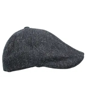 Heather Mallaig Harris Tweed Duckbill 6 Piece Cap