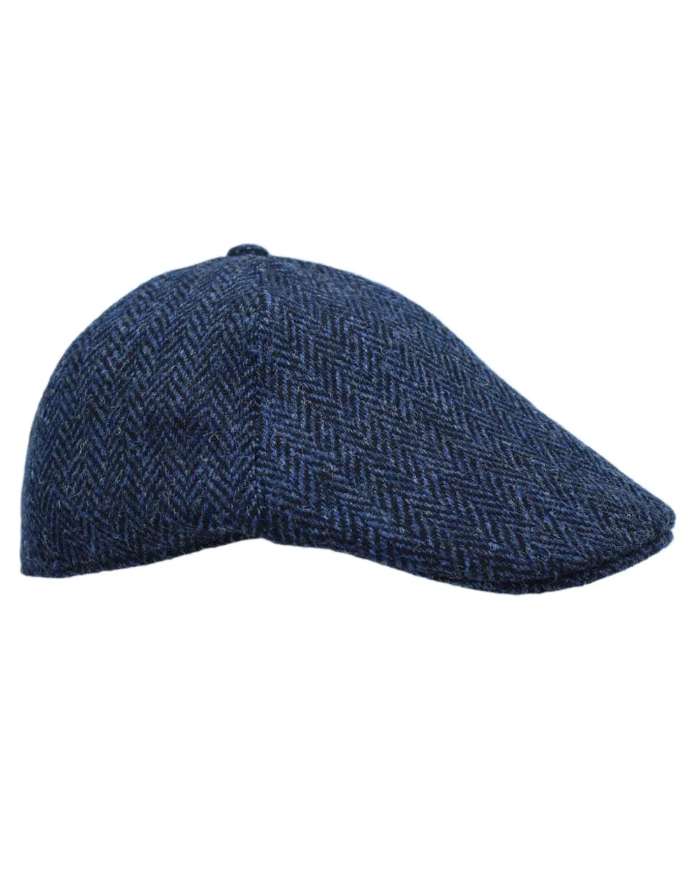 Heather Mallaig Harris Tweed Duckbill 6 Piece Cap