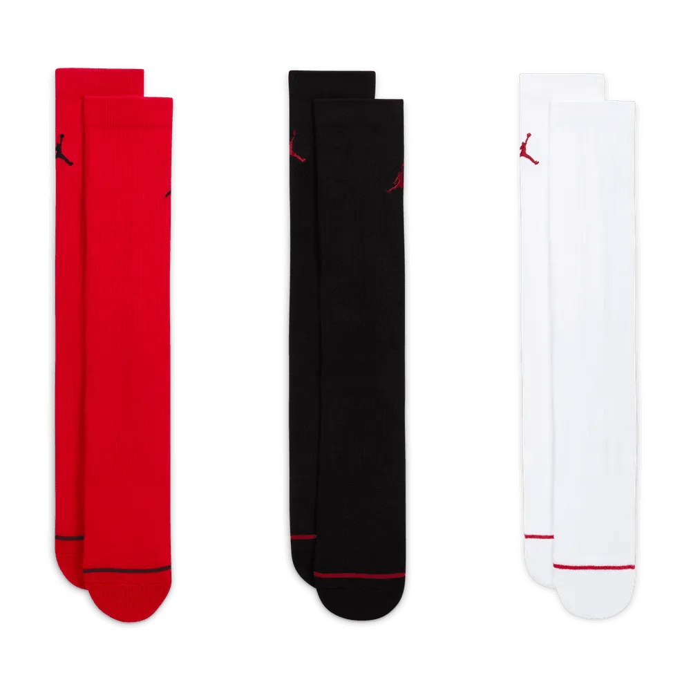 Jordan Everyday Crew Socks (3 pairs) 'Multi Color'