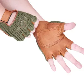 Men's Knitted Breathable Fingerless Gloves