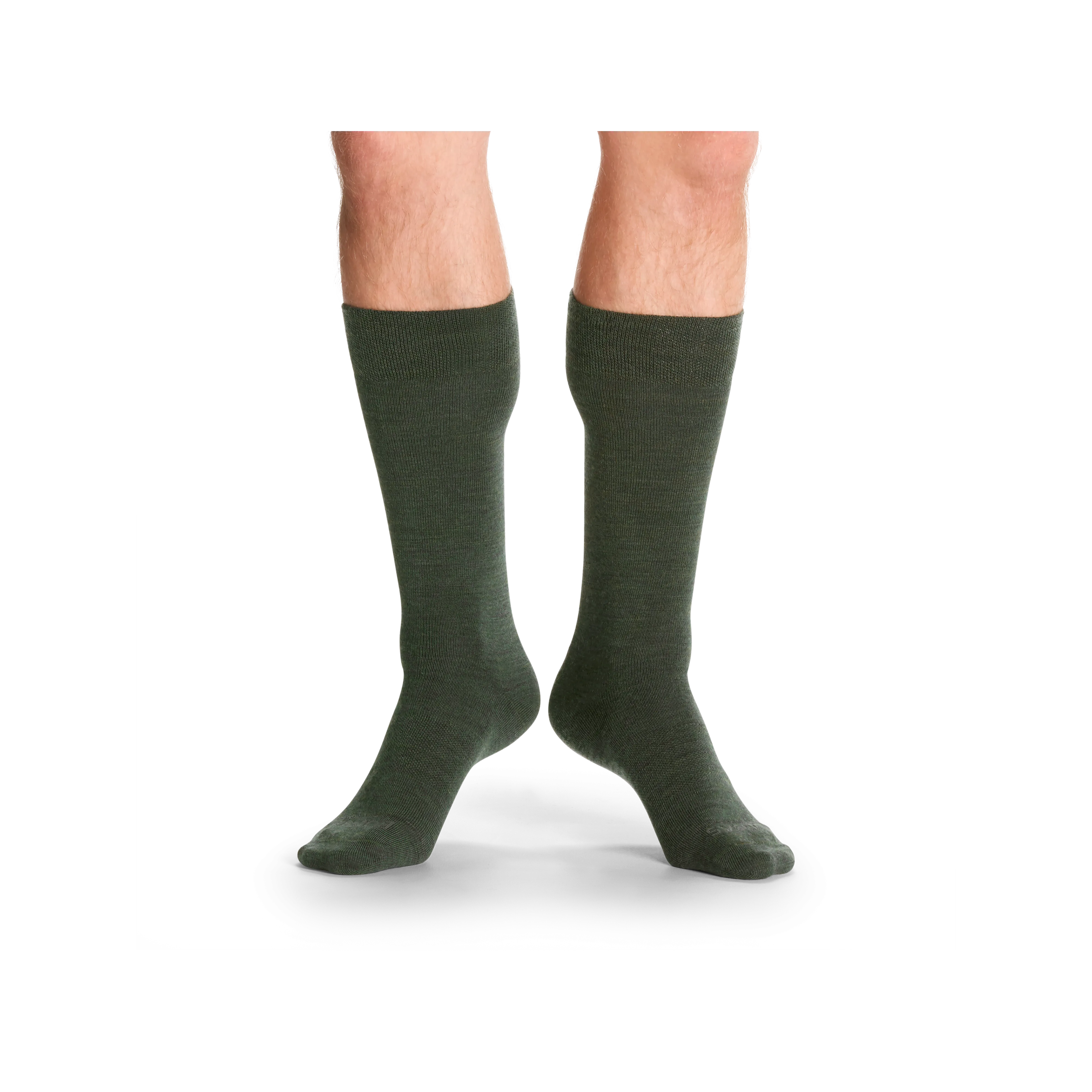 Men's Merino Wool Blend Dress Over the Calf Sock 5-Pack