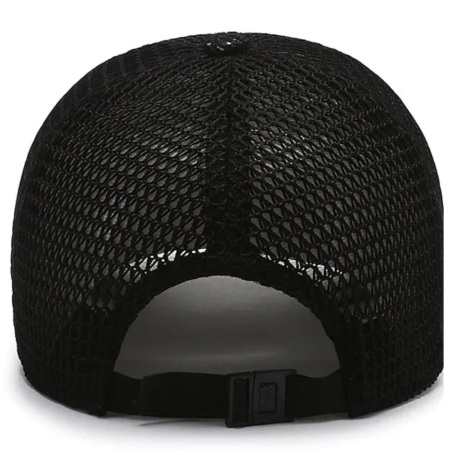 Men's Simple Baseball Cap Dailywear Outdoor Mesh