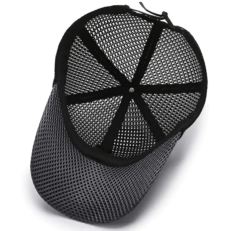 Men's Simple Baseball Cap Dailywear Outdoor Mesh