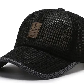 Men's Simple Baseball Cap Dailywear Outdoor Mesh