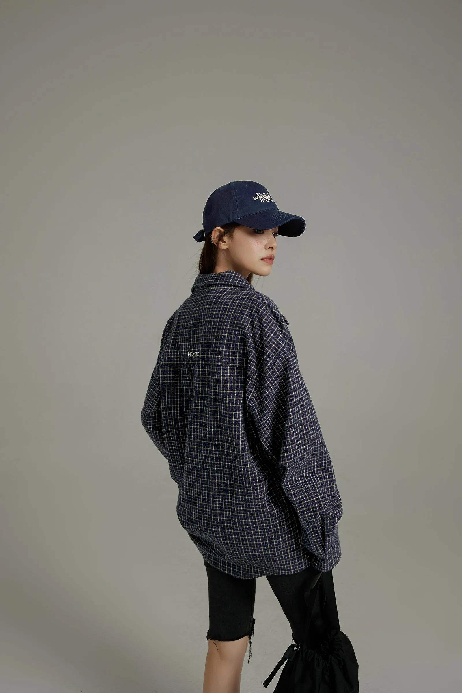 Noe Simple Embroidery Denim Hat