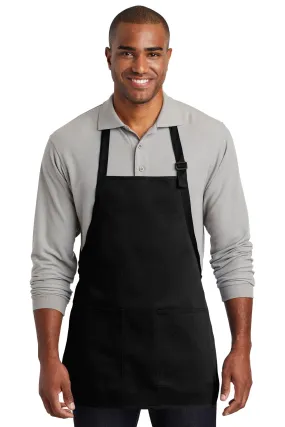 Port Authority Medium-Length Two-Pocket Bib Apron. A601