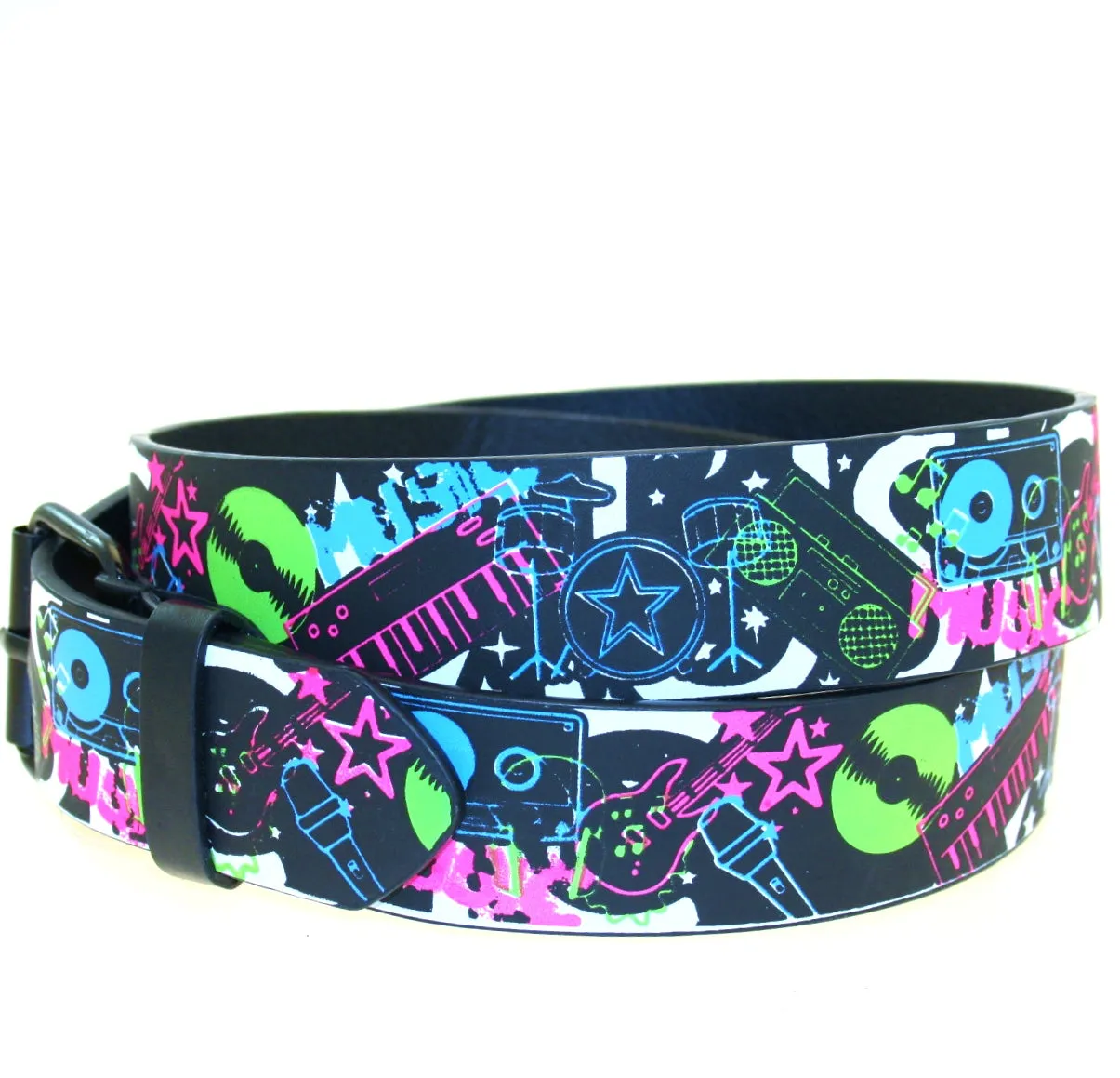 Printed Multicolour Rock Belt