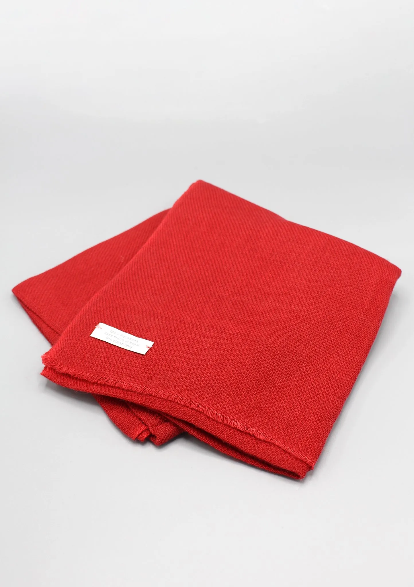 Pure Pashmina Shawl Monk Red