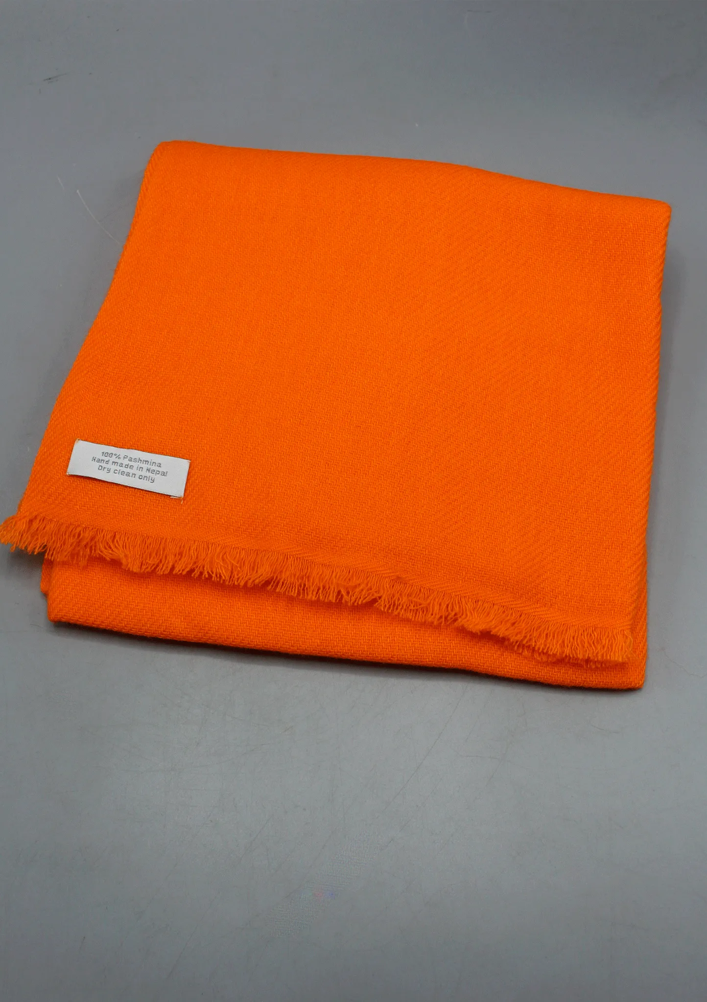 Pure Pashmina Shawl Orange