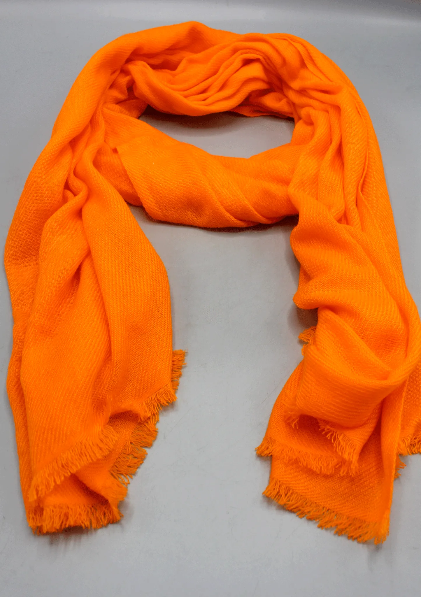 Pure Pashmina Shawl Orange