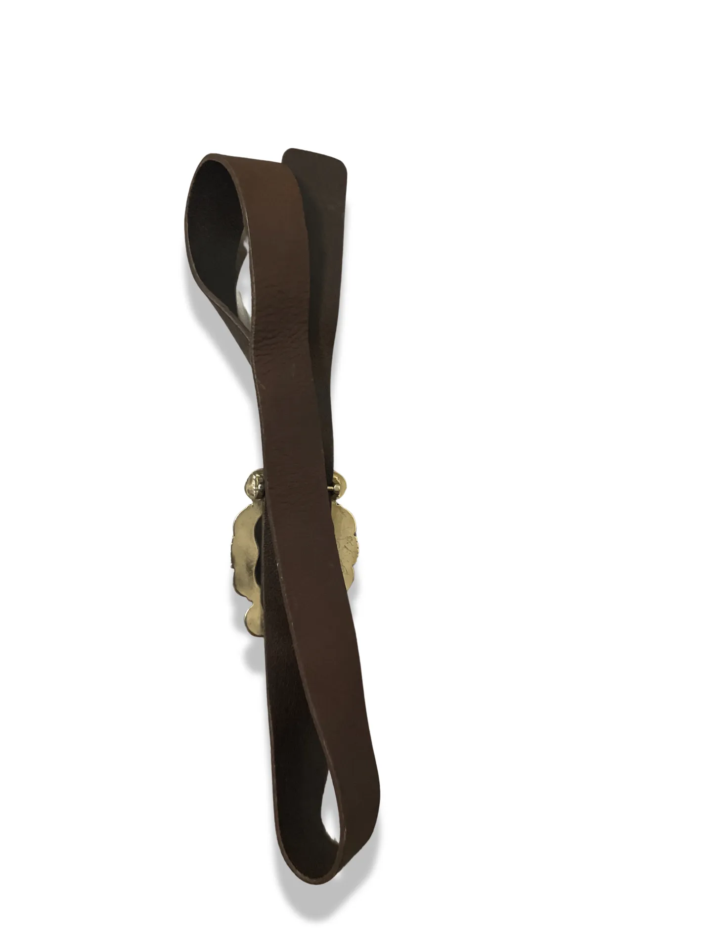 Rachels Closet Vintage y2k Retro Style Women Brown leather Belt