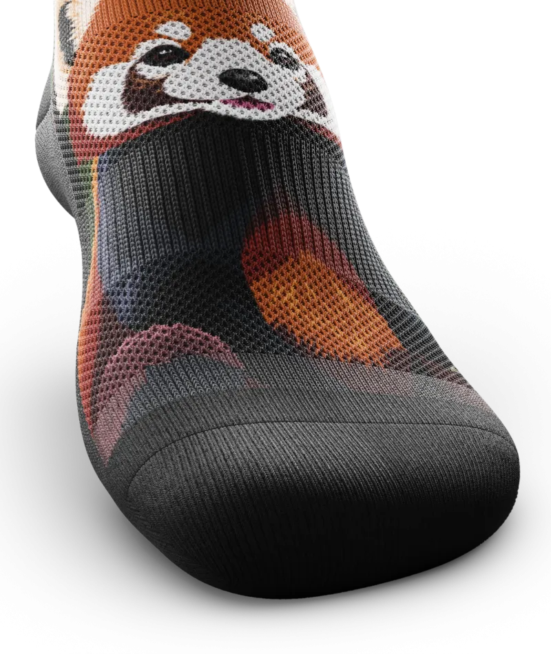 Red Panda Crew Socks