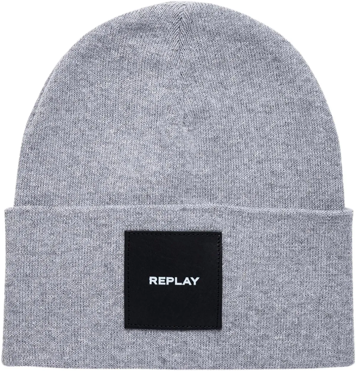 Replay Mens Beanie Cap Ax4167.001 In Grey