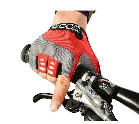 RockBros Non-Slip Breathable Half Finger Bicycle Gloves