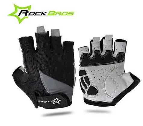 RockBros Non-Slip Breathable Half Finger Bicycle Gloves