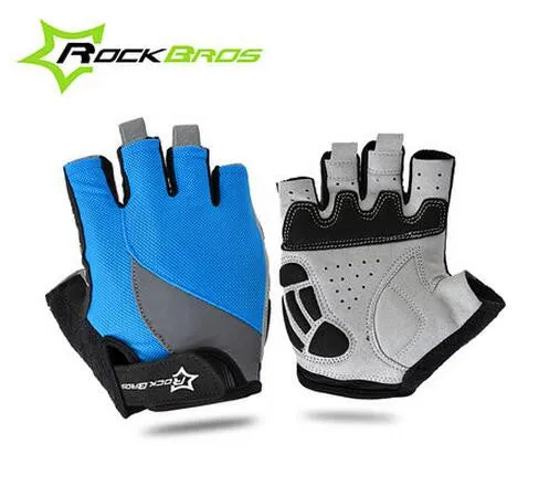 RockBros Non-Slip Breathable Half Finger Bicycle Gloves